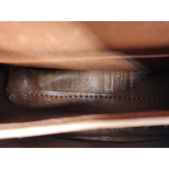 Louis Vuitton Monogram Cartouchiere MM Crossbody Bag Vintage Vachetta Leather - Picture 15 of 15